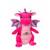 Peluche - peluche dragon sonore, rose 17 cm Rose 1 - vertbaudet enfant 