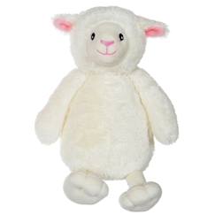 Jouet-Peluche - agneau econimals de pâques en peluche éco-conçue - 15 cm