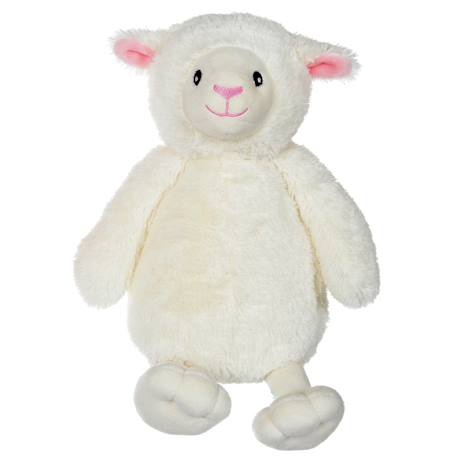 Peluche - agneau econimals de pâques en peluche éco-conçue - 15 cm Blanc 1 - vertbaudet enfant 