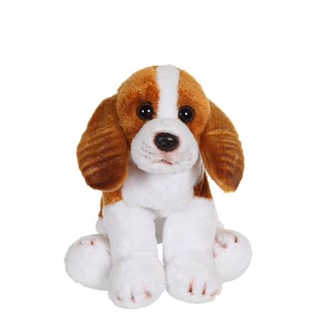 Peluche - peluche floppipup cavalier king charles - 22 cm Marron 1 - vertbaudet enfant 