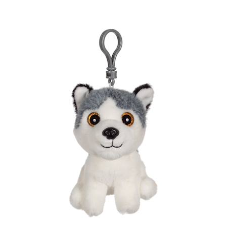 Porte-clés chien husky 12 cm Blanc 1 - vertbaudet enfant 