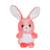 Peluche - peluche lapin cloudy 15 cm - corail Corail 1 - vertbaudet enfant 