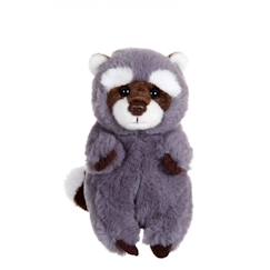 Jouet-Peluche - peluche p'tits farouches raton laveur - 15 cm