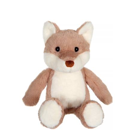 Peluche - peluche renard taupe fall friends - 18 cm Marron 1 - vertbaudet enfant 