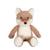 Peluche - peluche renard taupe fall friends - 18 cm Marron 1 - vertbaudet enfant 