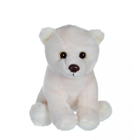 Peluche - p'tits sauvageons 15 cm - ours blanc Blanc 1 - vertbaudet enfant 