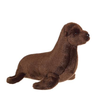Peluche - otarie - 23 cm Marron 1 - vertbaudet enfant 