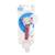 Peluche - attache tétine bebe bamboo - chat - 13 cm s/carte Rose 1 - vertbaudet enfant 