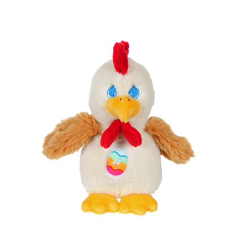 Peluche musicale - les amis de pâques - 13cm Blanc 1 - vertbaudet enfant 