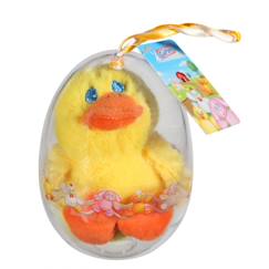 Jouet-Peluche Oeuf p'tit poulailler canard 12 cm
