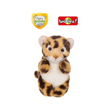 Peluche défis nature protect - guépard - 15 cm Collaboration Bioviva Beige 1 - vertbaudet enfant 