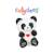 Peluche - peluche panda smoky gris ardoise cutydoos love - 13 cm Gris 1 - vertbaudet enfant 