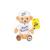 Peluche - peluche officielle ours tour de france - maillot et casquette meilleur jeune vainqueur blanc - 15 cm Blanc 1 - vertbaudet enfant 