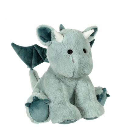 Peluche - peluche dragon trendy, vert d'eau, 30 cm Vert 1 - vertbaudet enfant 