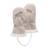 Gants 2/4 ans en polaire détail mouton - doublés imitation fourrure Crème 1 - vertbaudet enfant 