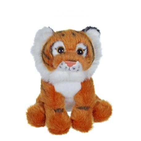 Peluche - p'tits sauvageons 15 cm - tigre Orange 1 - vertbaudet enfant 