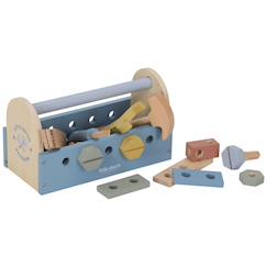 Boîte à outils en bois fsc  - vertbaudet enfant