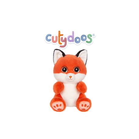 Peluche renard Flame 23 cm Blanc 1 - vertbaudet enfant 
