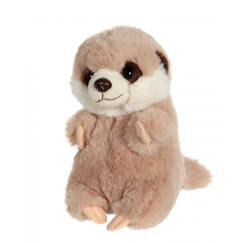 Jouet-Peluche - peluche p'tits farouches suricate - 15 cm
