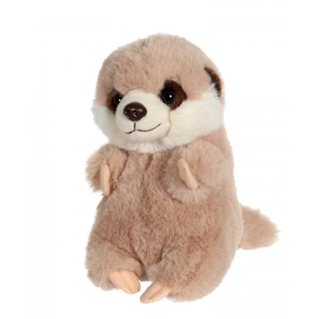 Peluche - peluche p'tits farouches suricate - 15 cm Marron 1 - vertbaudet enfant 