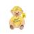 Peluche - peluche officielle ours tour de france - maillot et casquette vainqueur étape jaune - 24 cm Blanc 1 - vertbaudet enfant 
