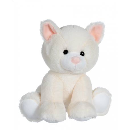 Peluche - les amis floppy chat - 30 cm Blanc 1 - vertbaudet enfant 