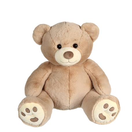 Peluche - peluche ours patachon taupe - 80 cm Marron 1 - vertbaudet enfant 