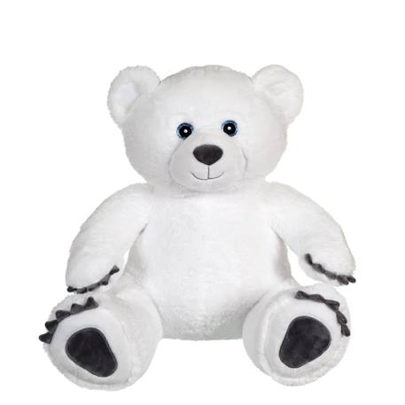 Peluche - peluche ours polaire - 80 cm Blanc 1 - vertbaudet enfant 