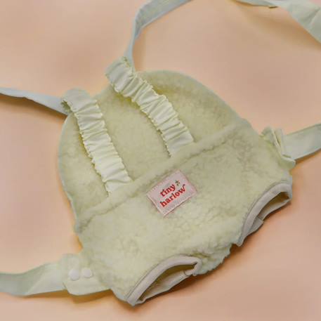 Porte bébé pour poupée sherpa Ecru 2 - vertbaudet enfant 