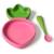 Assiette à compartiments et sa cuillère ramona le radis Multi-coloured 6 - vertbaudet enfant 