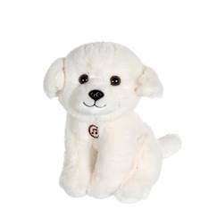 Jouet-Peluche - peluche chien mimi dogs sonore blanc - 18 cm