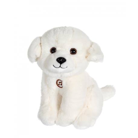 Peluche - peluche chien mimi dogs sonore blanc - 18 cm Blanc 1 - vertbaudet enfant 