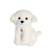 Peluche - peluche chien mimi dogs sonore blanc - 18 cm Blanc 1 - vertbaudet enfant 