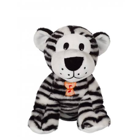 Peluche - peluche savanoos sonore - tigre blanc - 15 cm Blanc 1 - vertbaudet enfant 