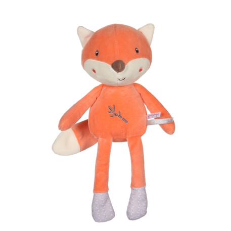 Peluche - pantin bamboo bebe renard - 24 cm s/carte Orange 1 - vertbaudet enfant 