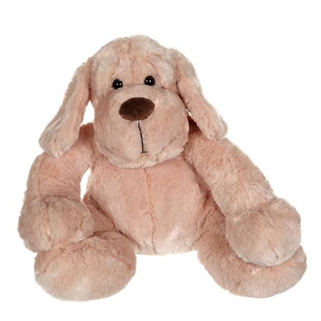Peluche - peluche chien flatoutou blanc - 50 cm Beige+Blanc+Gris+Marron 1 - vertbaudet enfant 