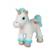 Peluche - peluche lica bella sonore, blanche et turquoise 22 cm Bleu 1 - vertbaudet enfant 