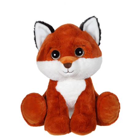 Peluche - peluche puppy eyes pets - renard orange et blanc - 40 cm Orange 1 - vertbaudet enfant 