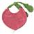 Bavoir ramona le radis Rouge 2 - vertbaudet enfant 