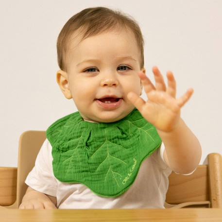 Bavoir kendall le choux Vert 5 - vertbaudet enfant 