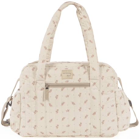 Sac à langer mimosa rose Ecru, rose 1 - vertbaudet enfant 