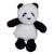 Peluche - panda econimals en peluche éco-conçue - 15 cm Noir 1 - vertbaudet enfant 