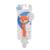 Peluche - attache tétine bebe bamboo renard - 13 cm s/carte Orange 1 - vertbaudet enfant 