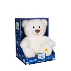 Linge de maison et décoration-Décoration-Luminaire-Veilleuse-Peluche veilleuse glowy, mon ourson lumineux beige – 24 cm