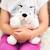 Peluche bouillotte husky Blanc 1 - vertbaudet enfant 