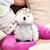 Peluche bouillotte hibou Blanc 1 - vertbaudet enfant 