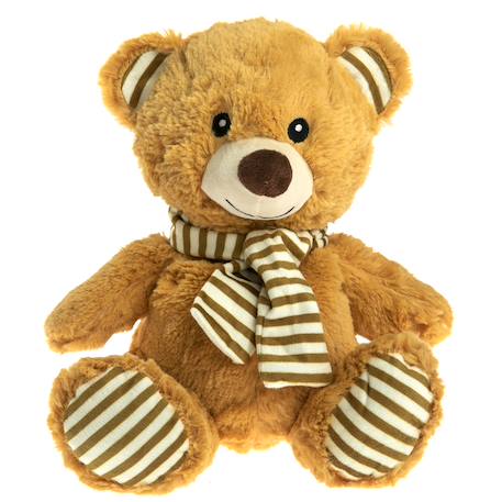 Peluche bouillotte ours crème Marron 2 - vertbaudet enfant 