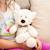 Peluche bouillotte ours blanc Beige 1 - vertbaudet enfant 