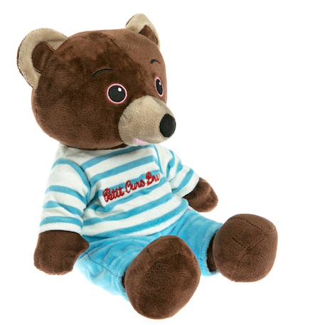Peluche bouillotte petit ours brun Marron 3 - vertbaudet enfant 