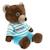 Peluche bouillotte petit ours brun Marron 3 - vertbaudet enfant 